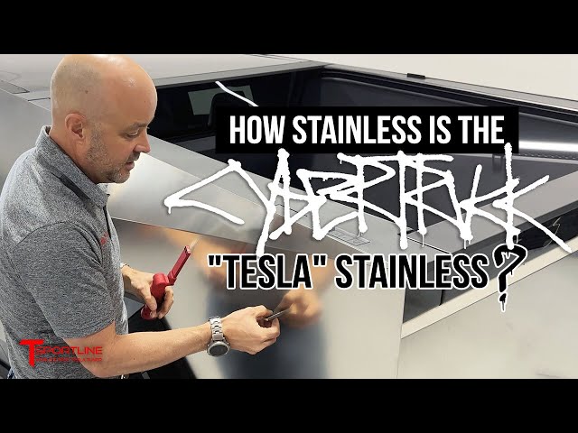 Cybertruck Stainless is Magnetic?!🧲 📐What grade of Stainless Steel is Tesla really using?