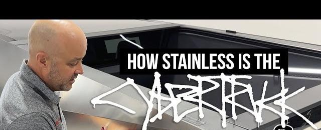 Cybertruck Stainless is Magnetic?!🧲 📐What grade of Stainless Steel is Tesla really using?