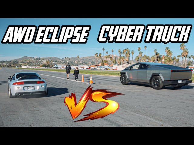 Mitsubishi Eclipse GSX vs Tesla Cybertruck | The Hoonigans