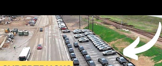 Check Out Giga Texas Cybertruck Parking Lot as Tesla Designer Talks About Cybertruck's Edge