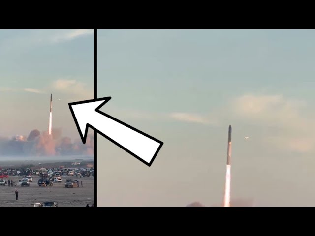 Danger☠️⚡During the Spacex rocket launch several UFOs were seen
