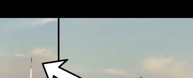Danger☠️⚡During the Spacex rocket launch several UFOs were seen