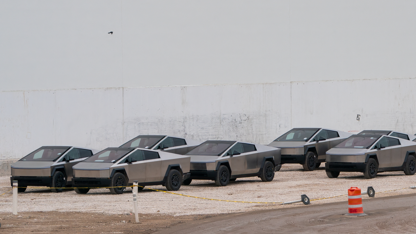 Tesla recalls Cybertruck over accelerator pedal, citing a soapy problem : NPR