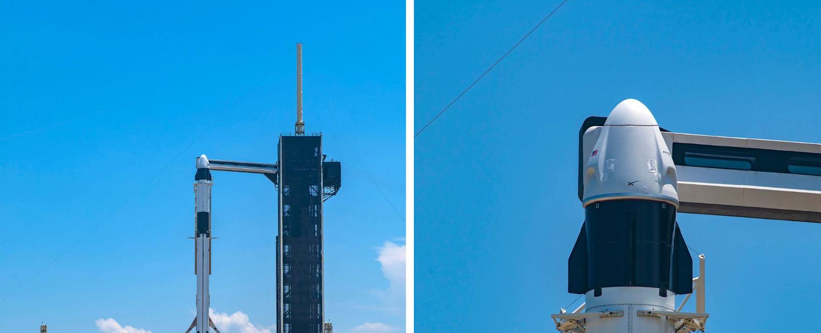Ax-2: SpaceX's Falcon 9 and Dragon are on the launch pad ahead of private ISS mission