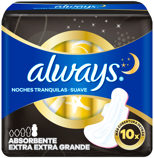 Always Noches Tranquilas Suave XXG- MX