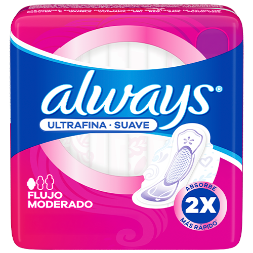 Always Ultrafina Flujo Moderado Suave