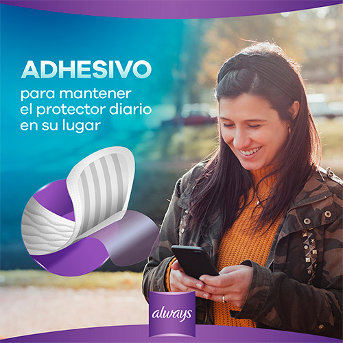 Protectores Diarios Always Sin Perfume Respirables