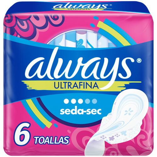 Toallas Always Ultrafina Seda-sec