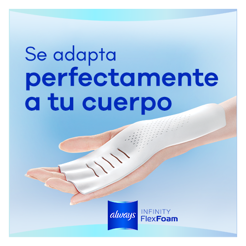 Always Infinity FlexFoam Toallas Higiénicas Con Alas