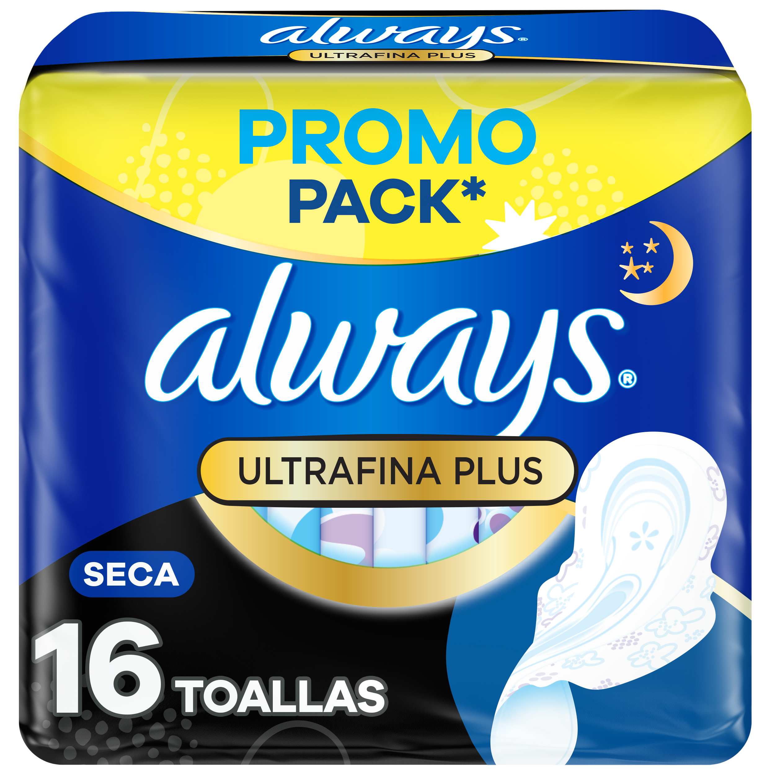 Always Ultrafina Nocturna Flujo Abundante Seca