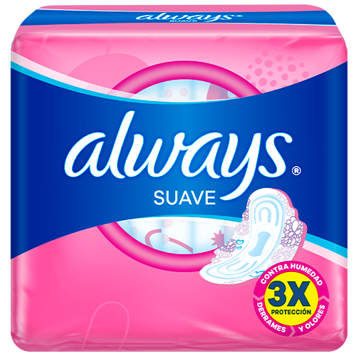 Always para Flujo Medio con Cubierta Suave