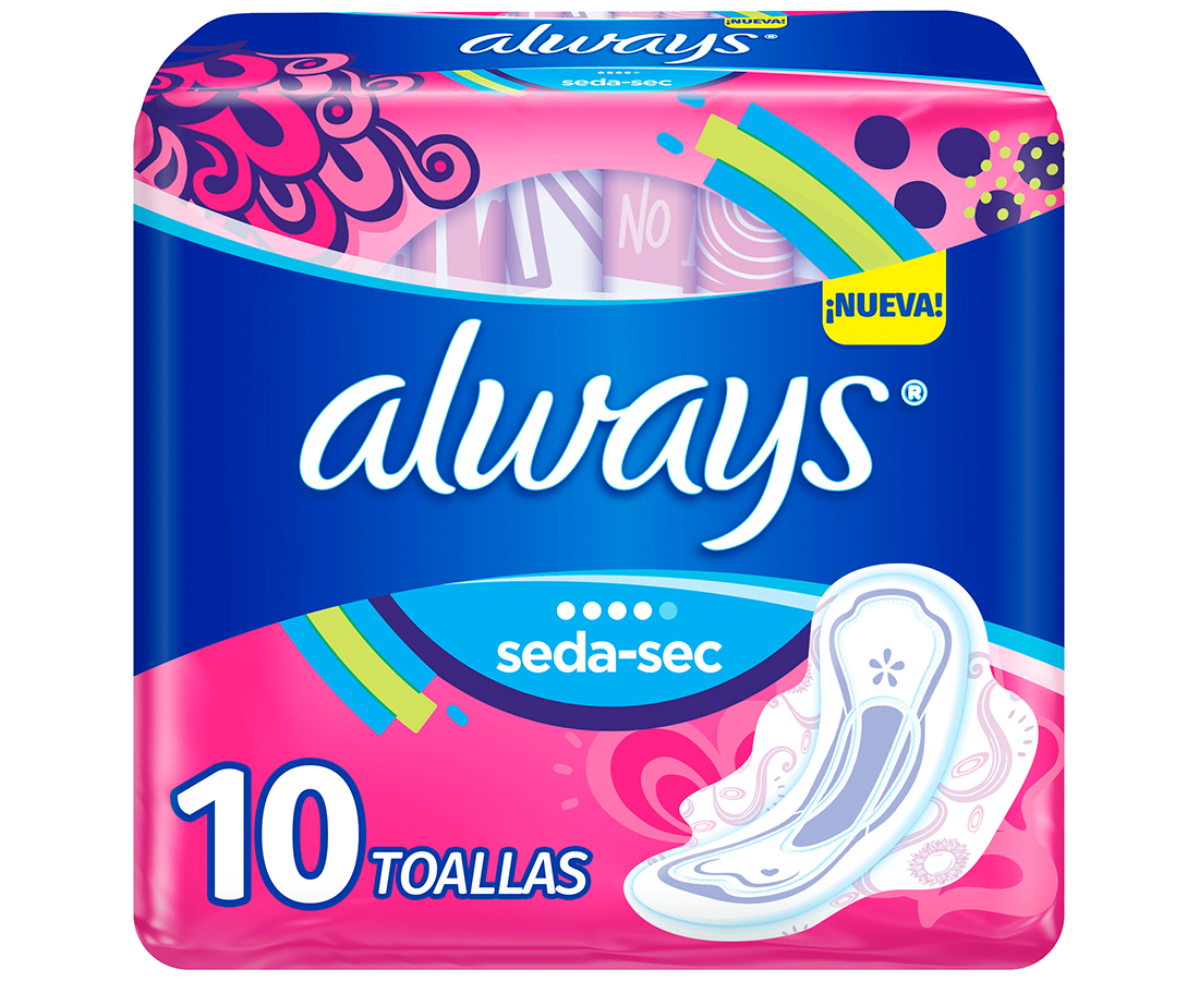 Fuera de Llorar factor Toalla Femenina Para Flujo Abundante Con Alas | Always®