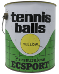 "Ecsport Yellow Pressureless" (12-ball can)