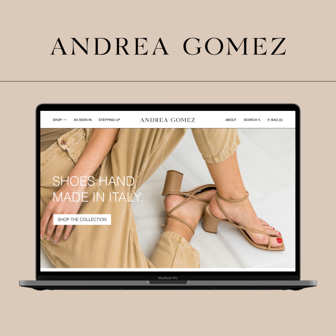 Andrea Gomez Website Design