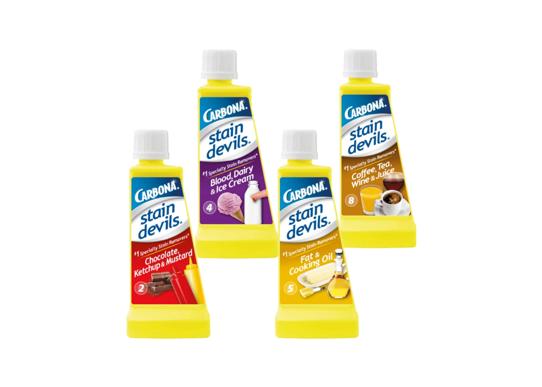 1. Carbona Stain Devil Food Clean-Up Stain Remover