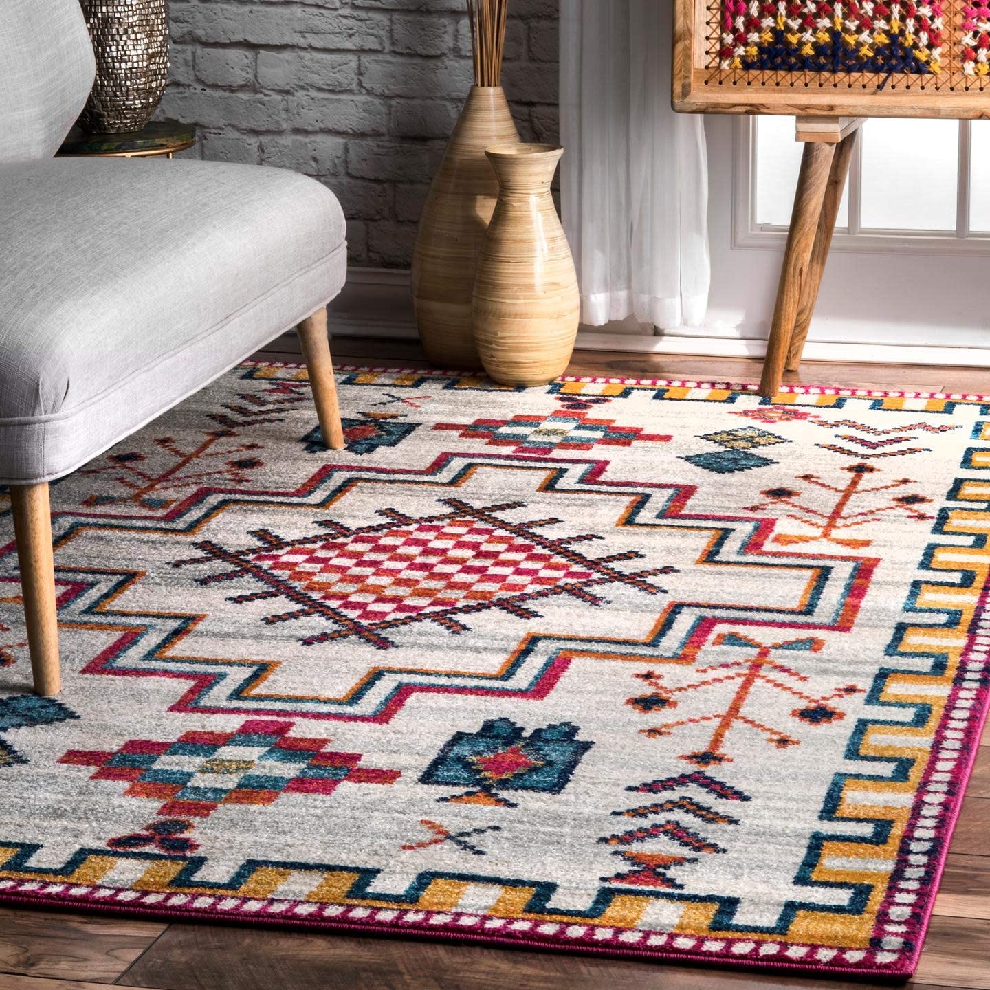 nuLOOM Richelle Tribal Medallion Area Rug