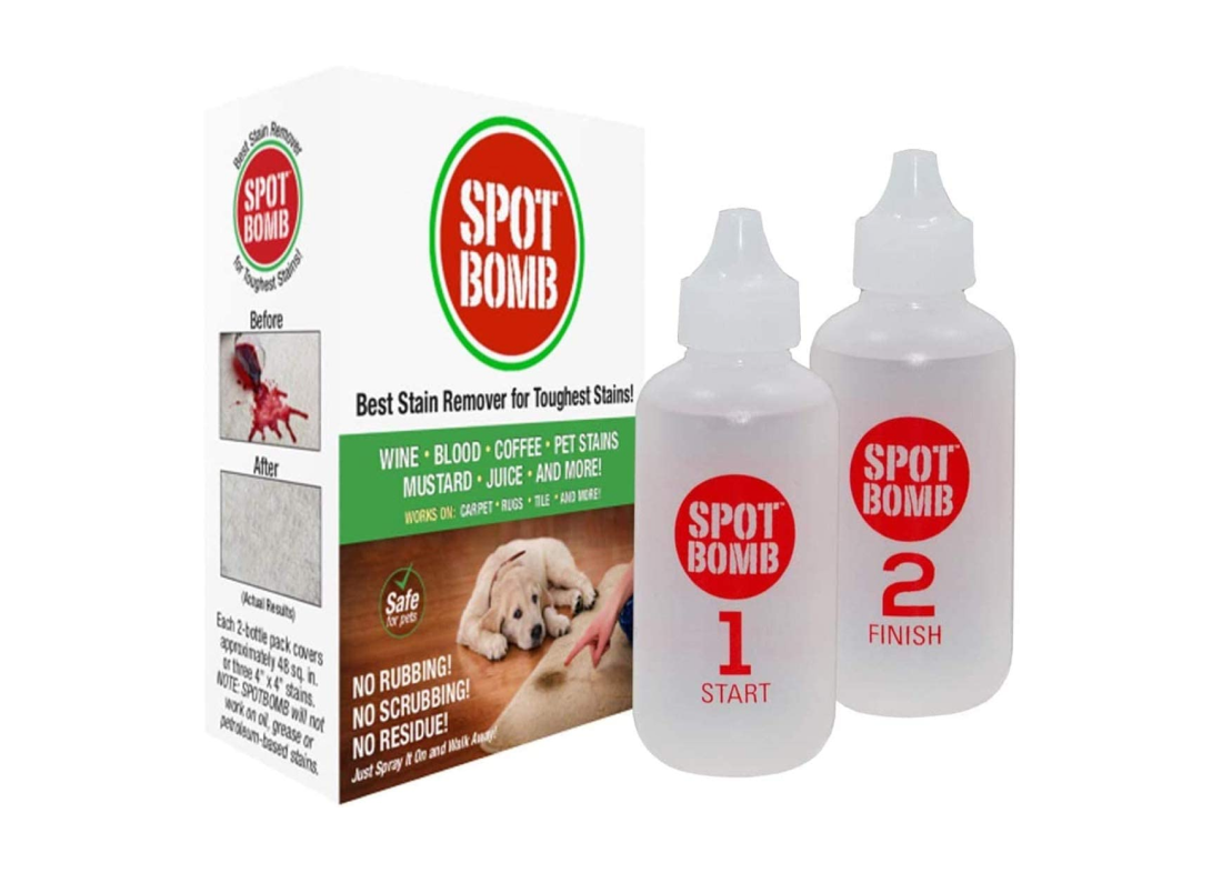 SPOTBOMB Industrial Strength Stain Remover for Carpet, Rugs, and Tile