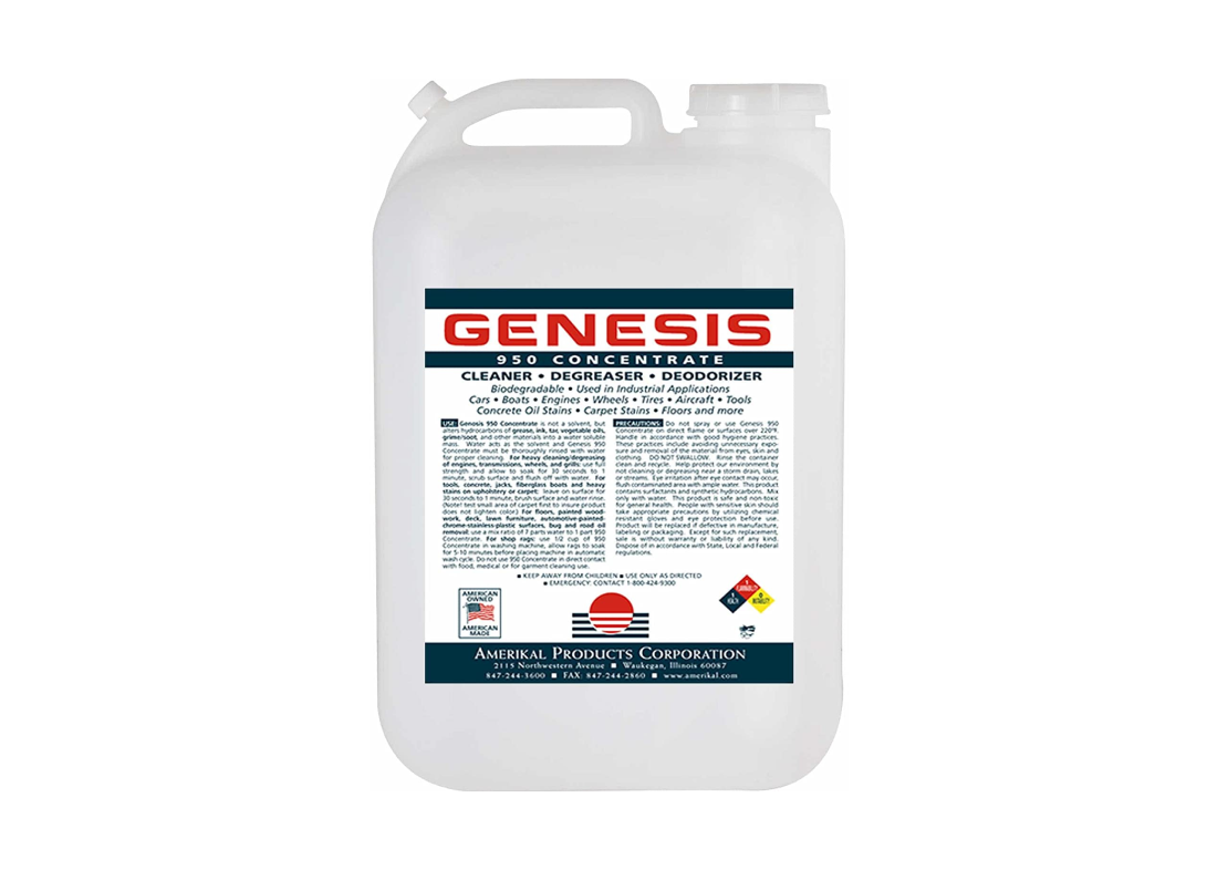  Genesis - Professional Strength Concentrate, Pet Odor Eliminator, Pet Stain Remover, Carpet Cleaner Shampoo & All Purpose Green Cleaner