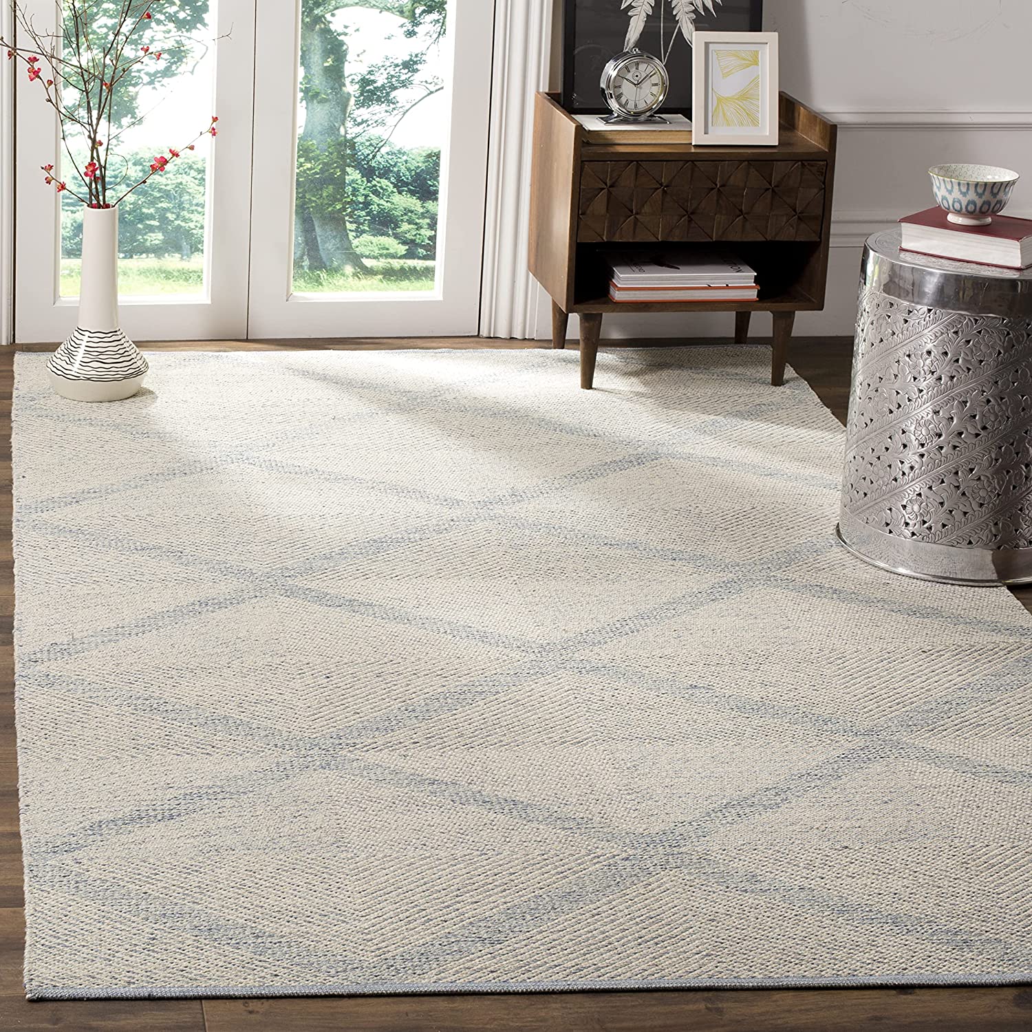 Safavieh Montauk Collection MTK821B Handmade Cotton Area Rug