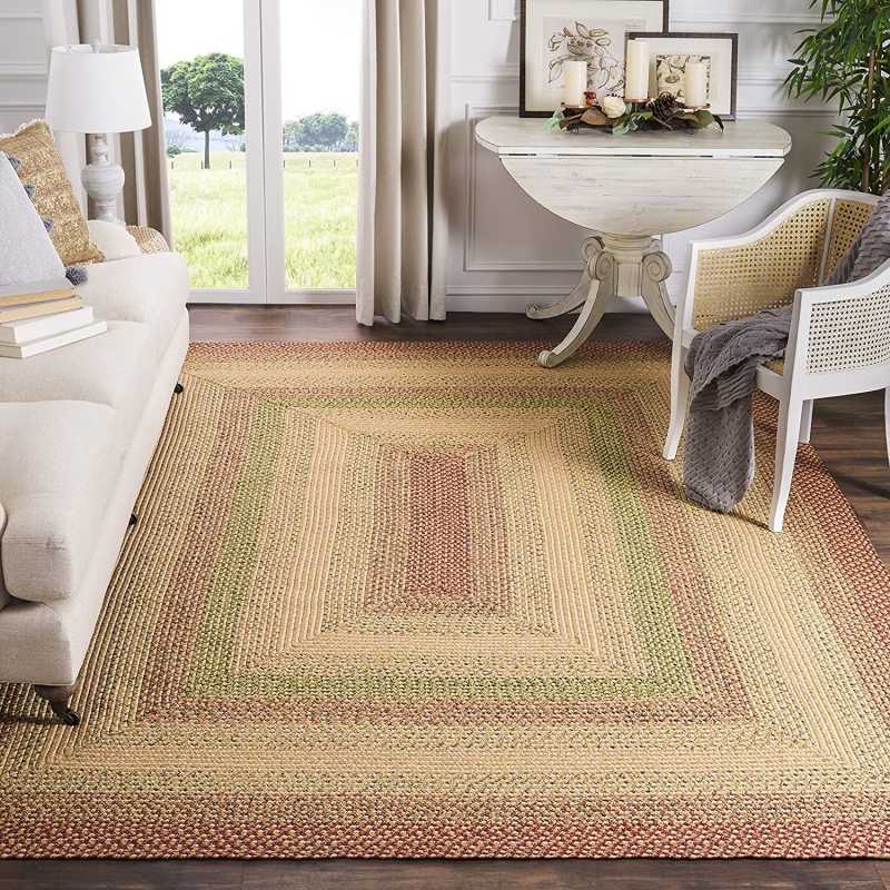 8 Unique Rectangular Braided Rugs