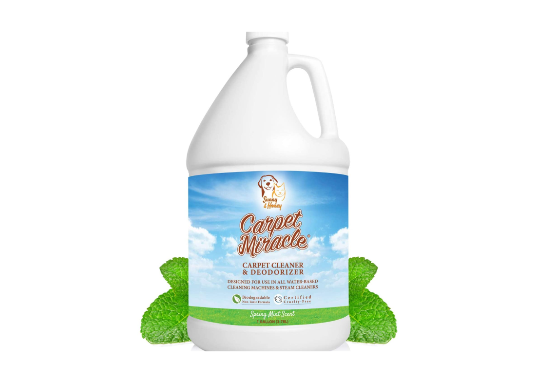 Carpet Miracle - The Best Carpet Cleaner Shampoo Solution for Machine Use, Deep Stain Remover and Odor Deodorizing Formula
