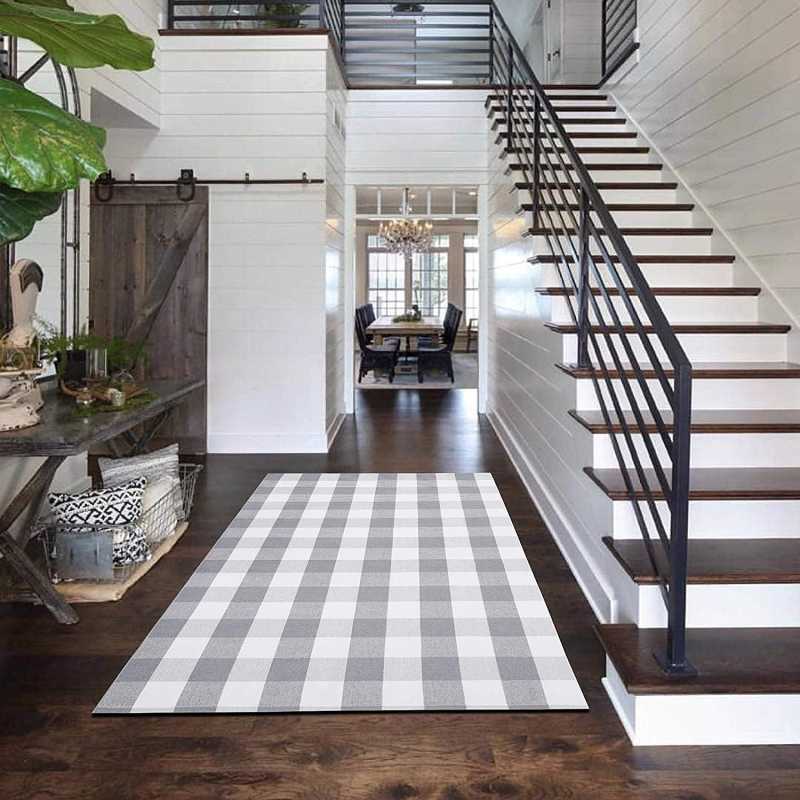 Unique Plaid Indoor Outdoor Carpets for Home