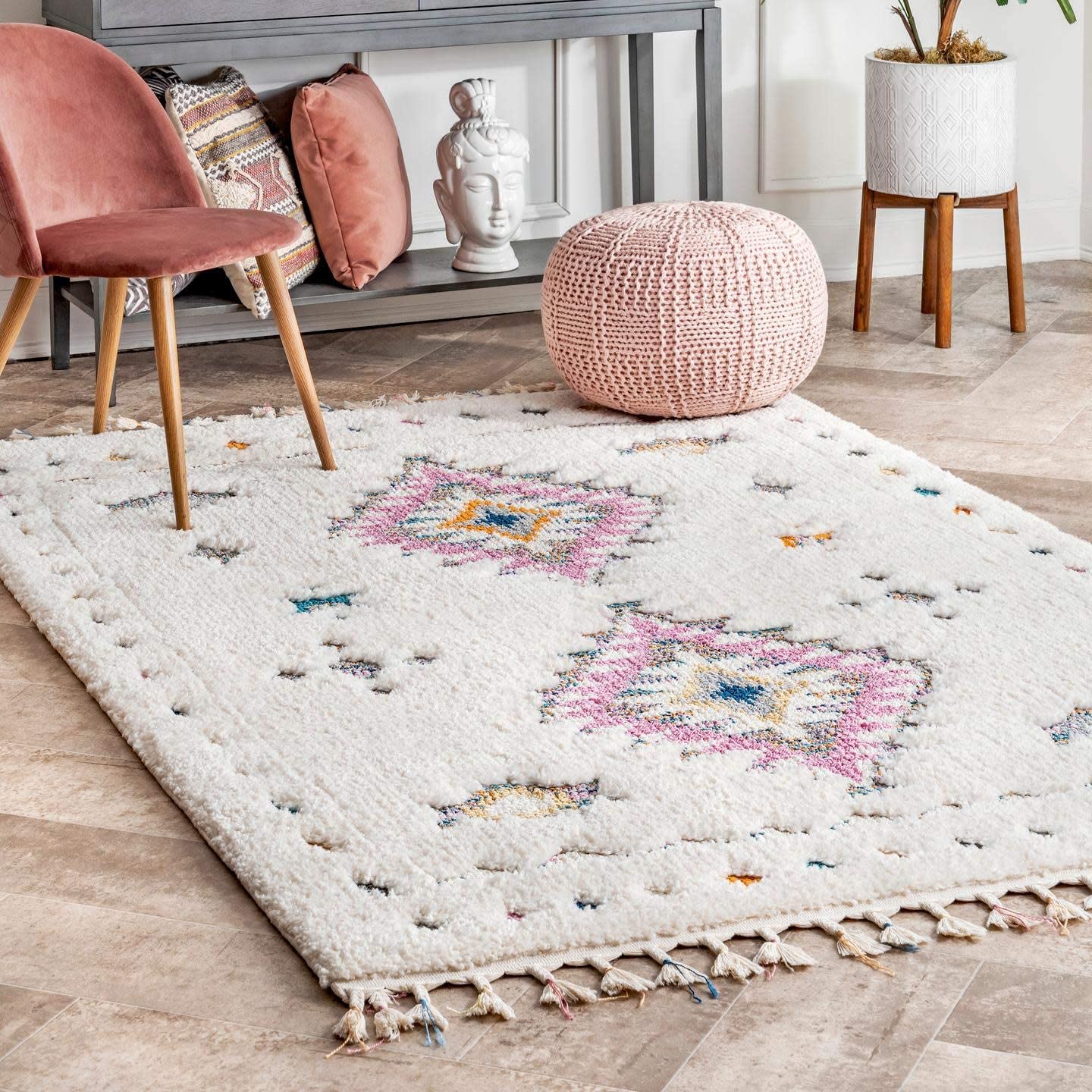 nuLOOM Lila Tribal Moroccan Shag Area Rug