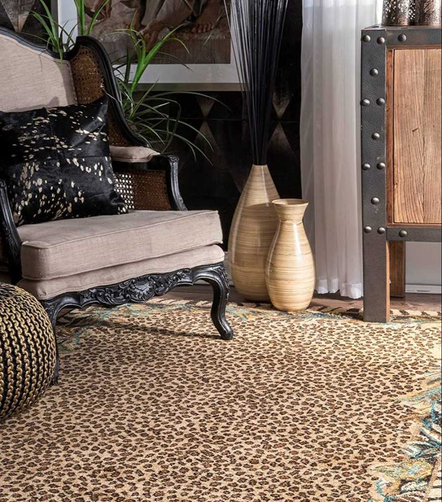 7 Stylish and Cheap Leopard Print Rugs for Indoors Carpets Bank