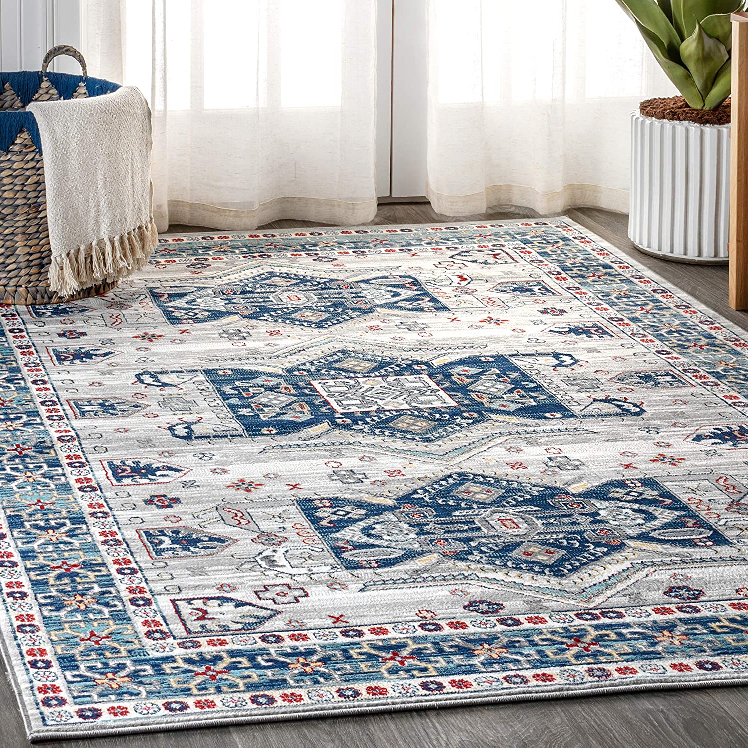 JONATHAN Y MDP108A-4 Modern Persian Vintage Moroccan Area Rug