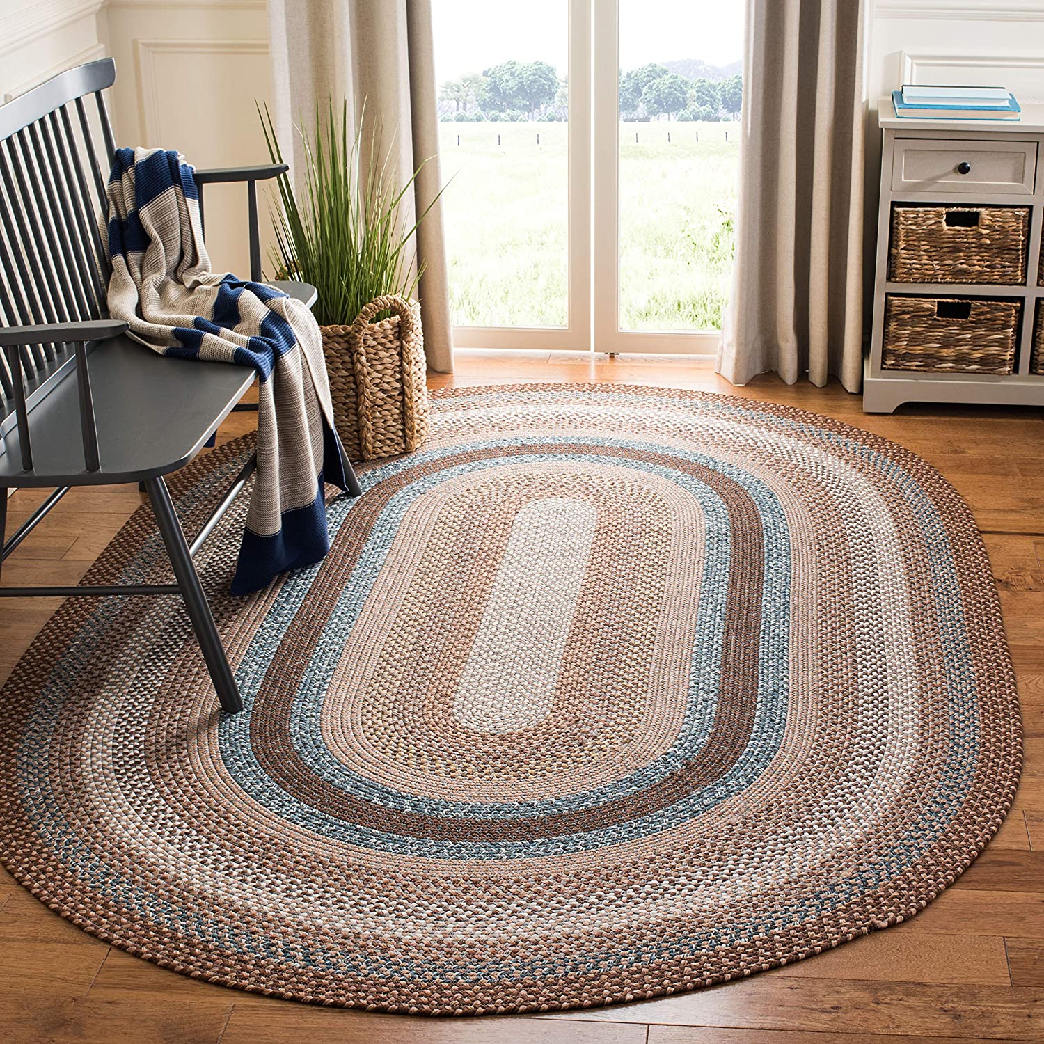 Safavieh Braided Handmade Country Cottage Reversible Area Rug