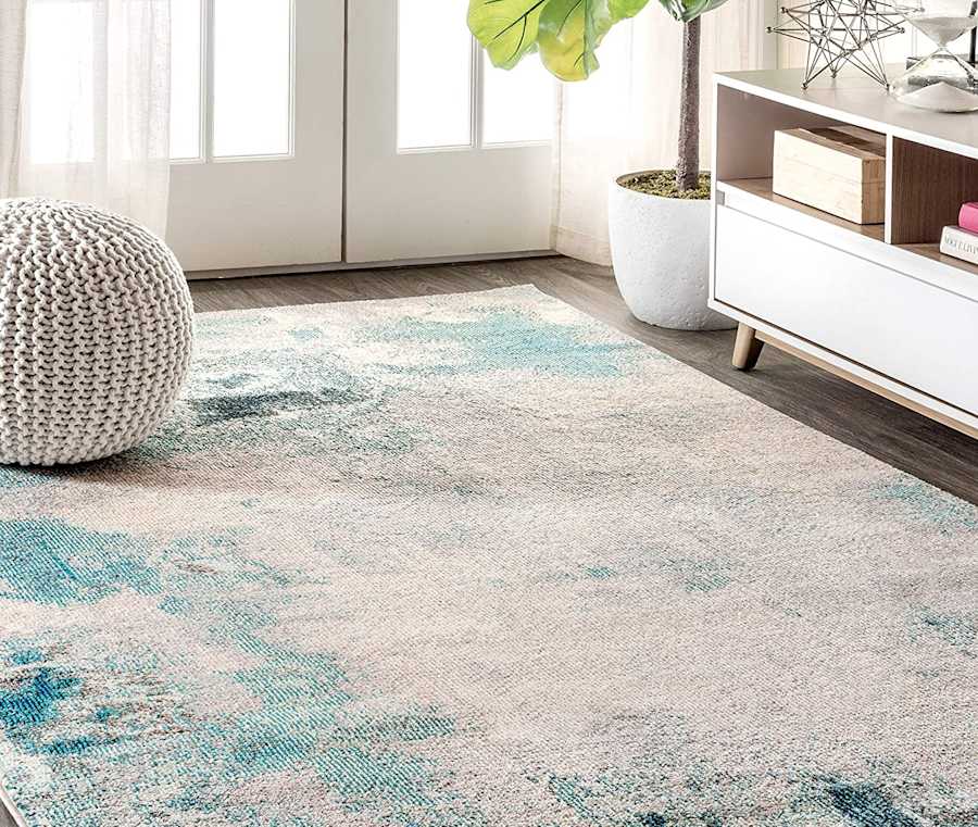 Unique and Modern Coastal Themed Indoor Area Rugs Carpets Bank