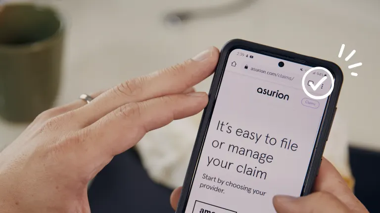 Starting a claim is easy