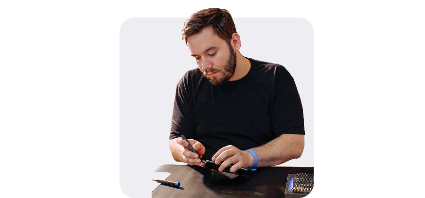 cracked mobile phone screen