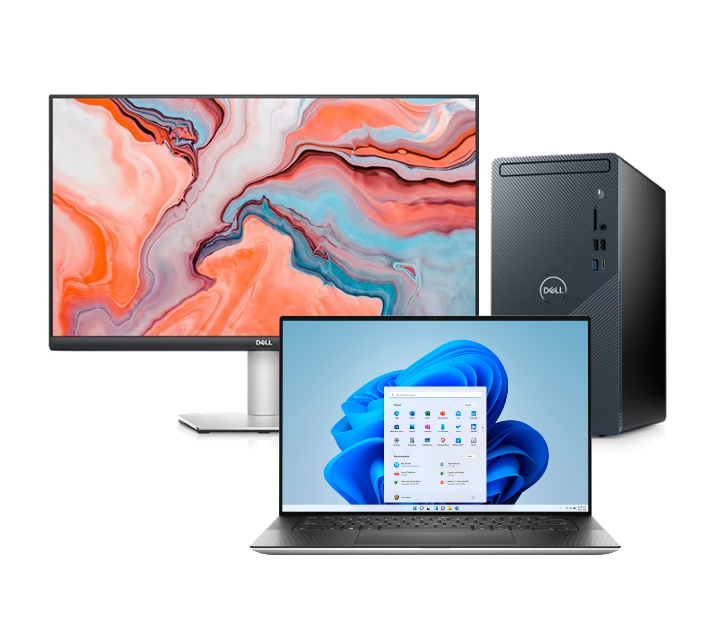Dell desktop laptop monitor