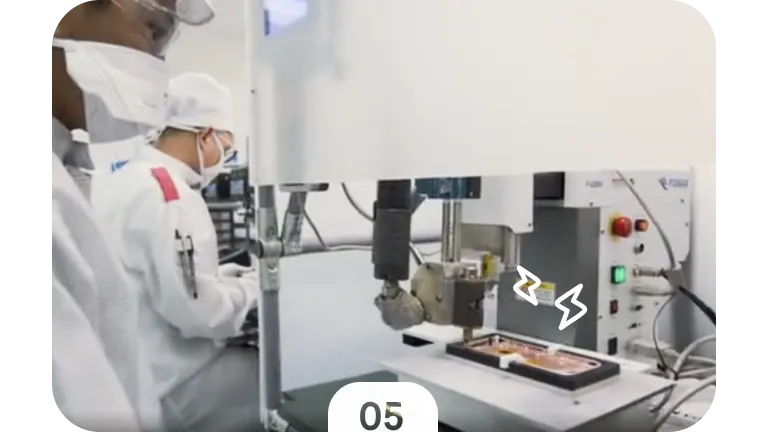 05. It starts the refurbishing process 