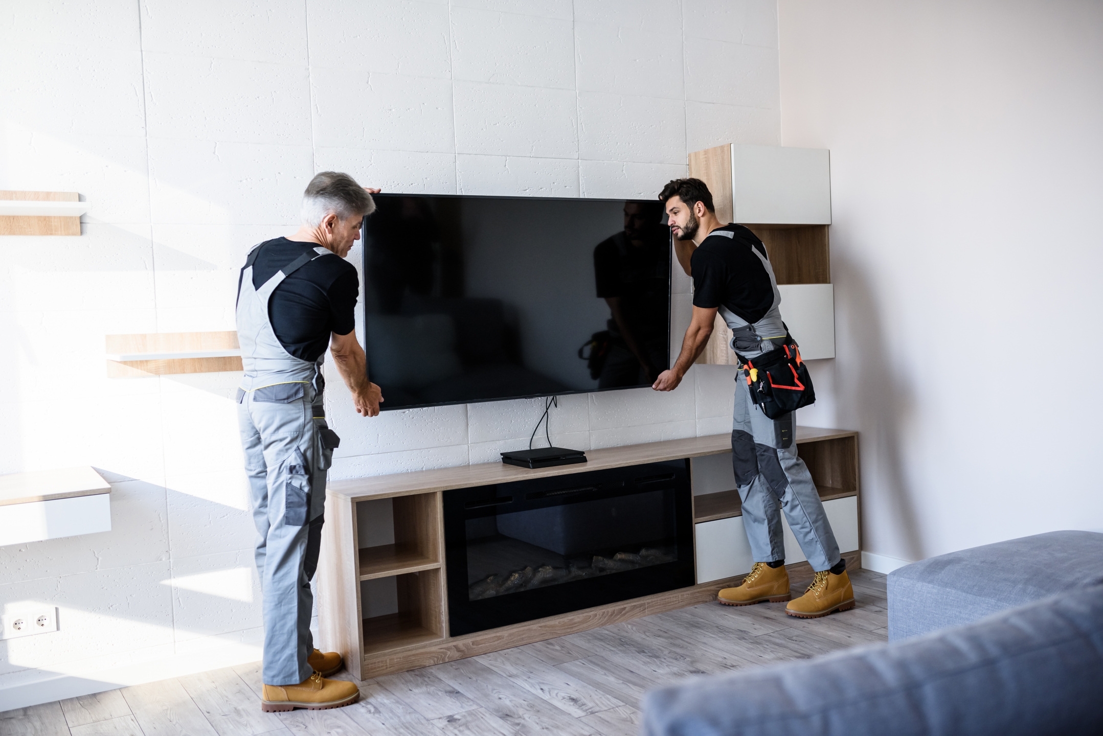 How to mount your tv to the wall and hide the cords - House of