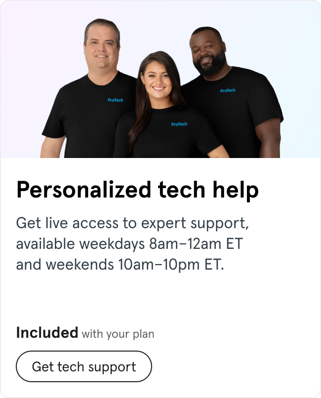 Get tech support