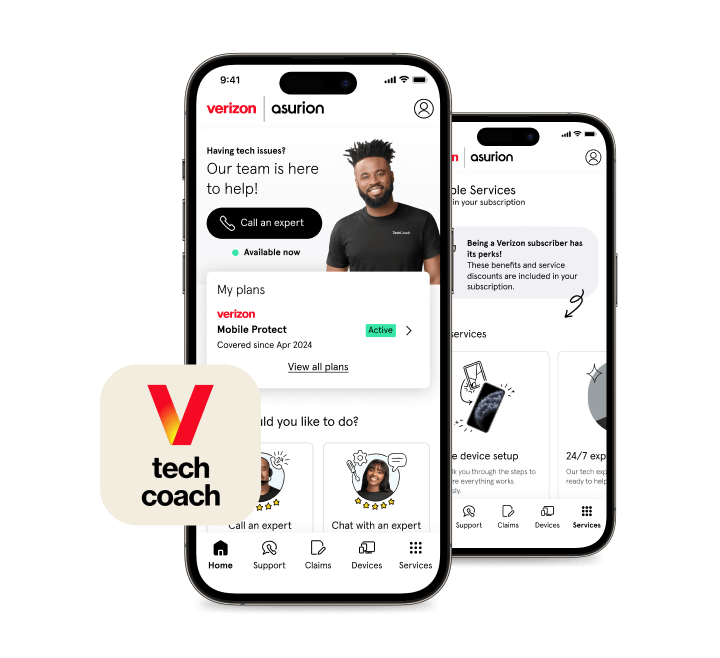 tech coach app screens