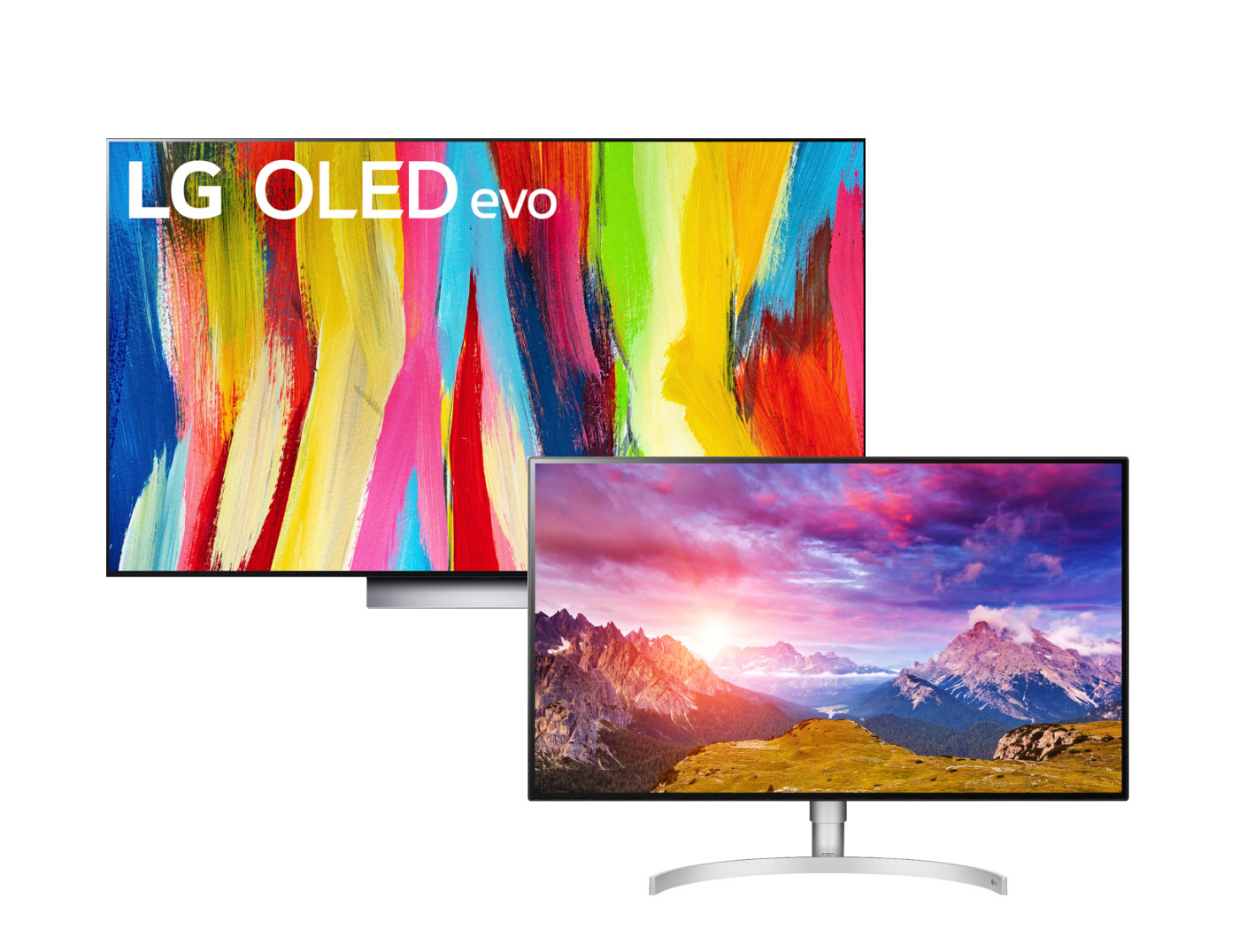 LG TV and monitor