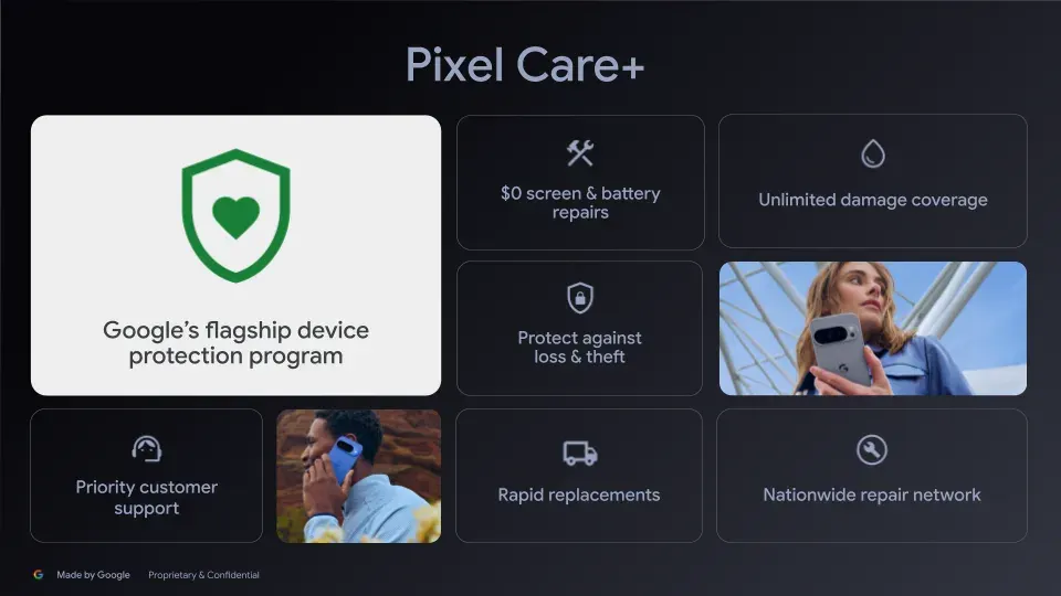 Google has partnered with Asurion to launch Pixel Care+, a new flagship device protection program for Made by Google products.