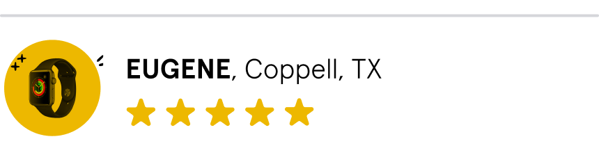 Eugene, Coppell, Texas, 5 stars