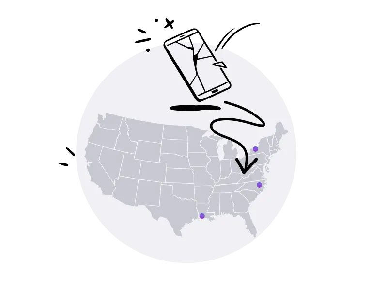 a map shows the clumsiest cities in America