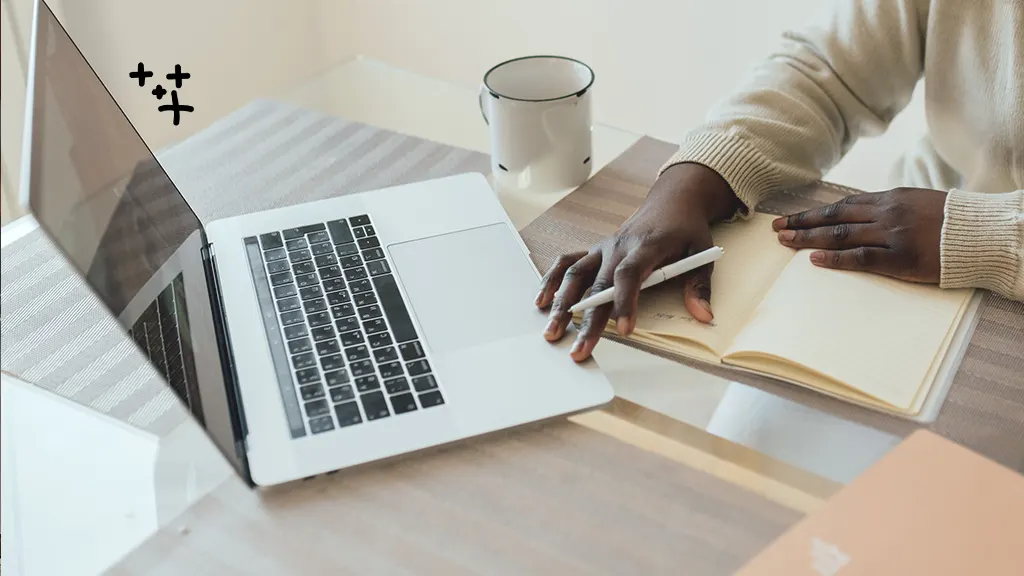 Man using MacBook with a fast draining battery