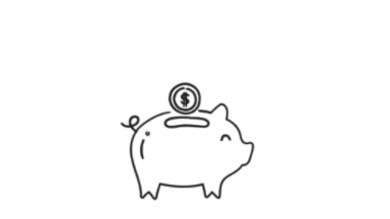 piggy bank illustration