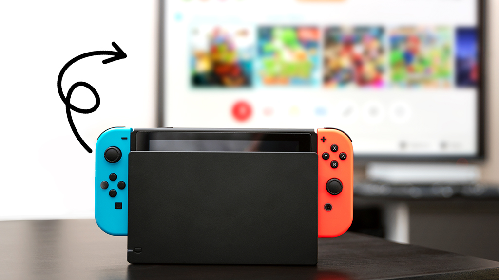 Connect Nintendo Switch to TV with dock