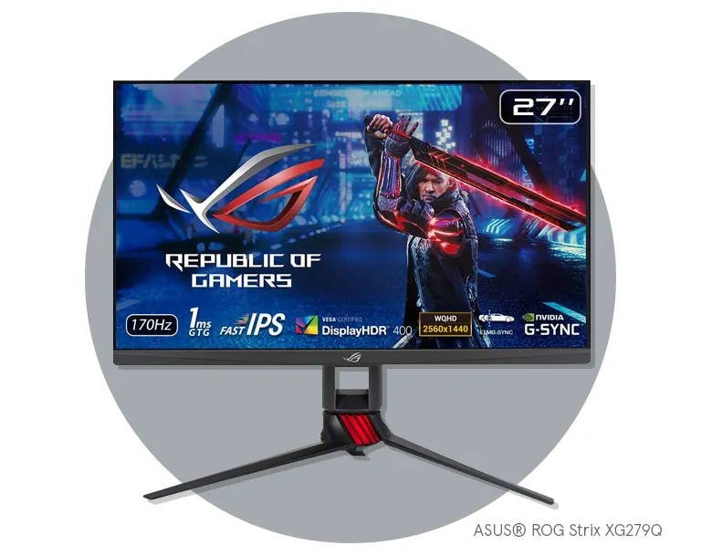 Best gaming monitor ASUS ROG Strix XG279Q