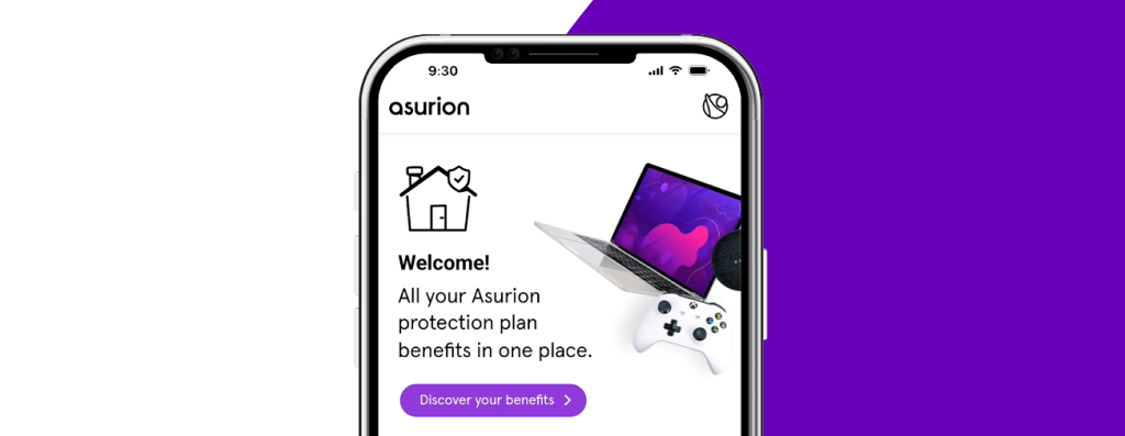 Asurion App Home Screen