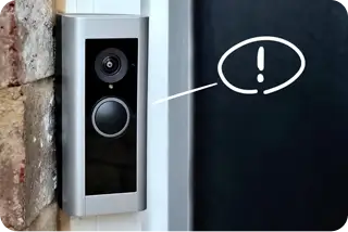 Ring doorbell on porch that has stopped working