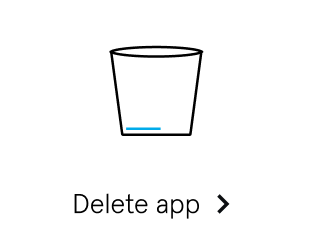 Delete app
