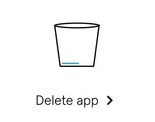 Delete app
